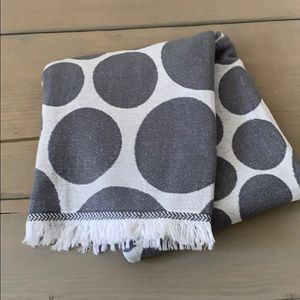 Turkish Bath + Beach Towel in Grey + White